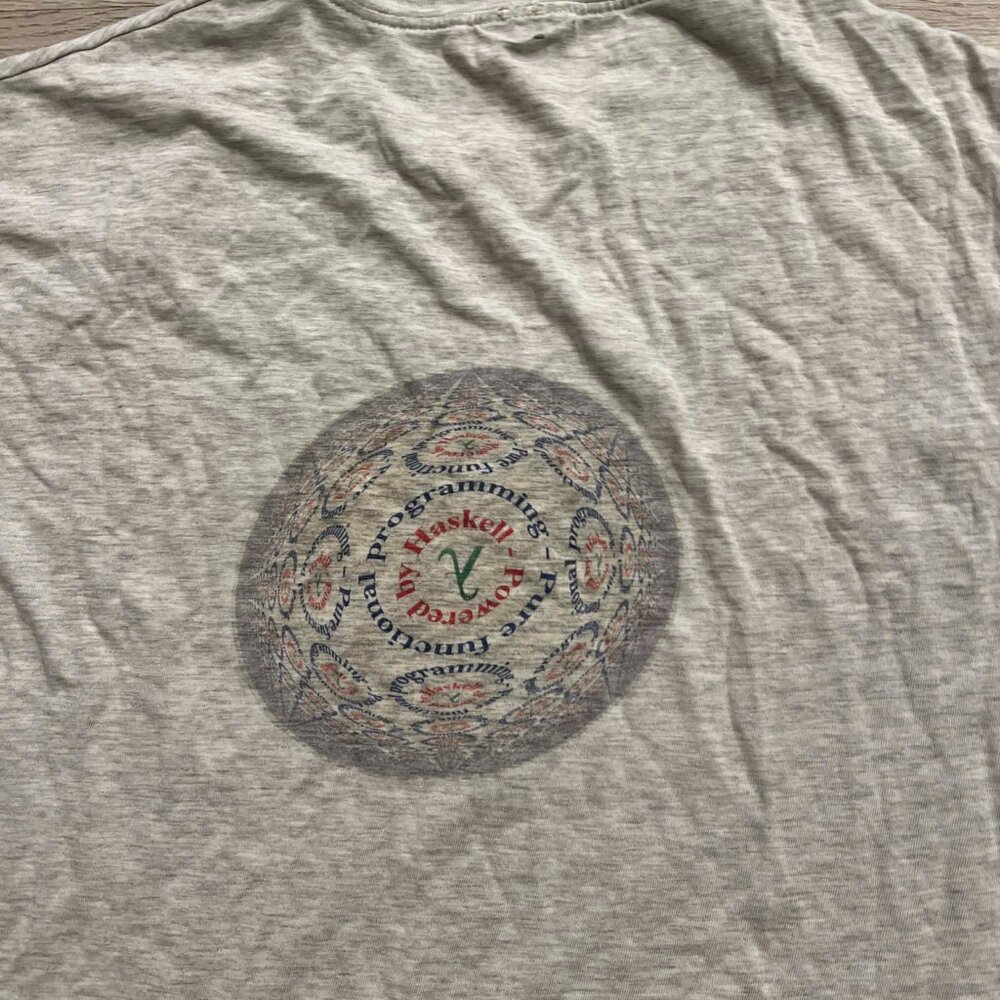 Haskell Vintage Tech Programming Thrashed Graphic… - image 6